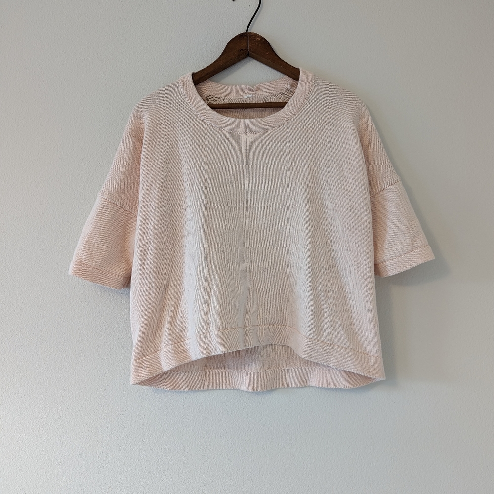 Lululemon Bhakti Reality Short Sleeve Sweater